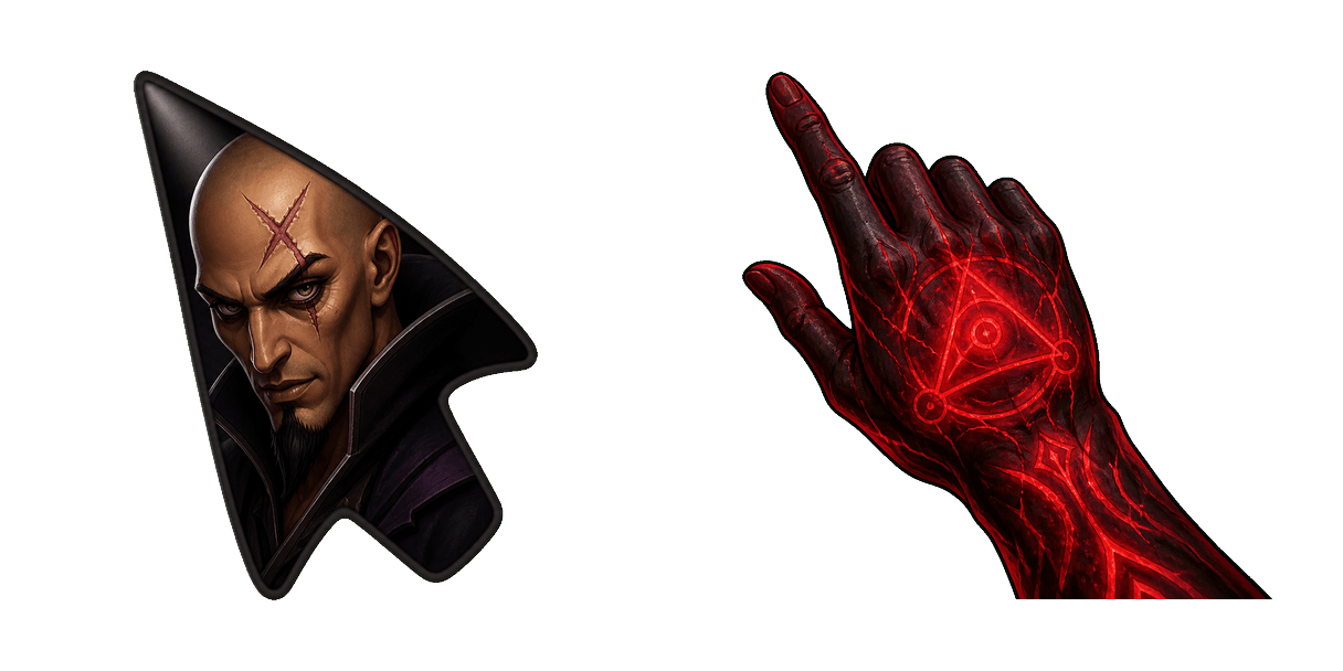 Fullmetal Alchemist Scar cursor pack