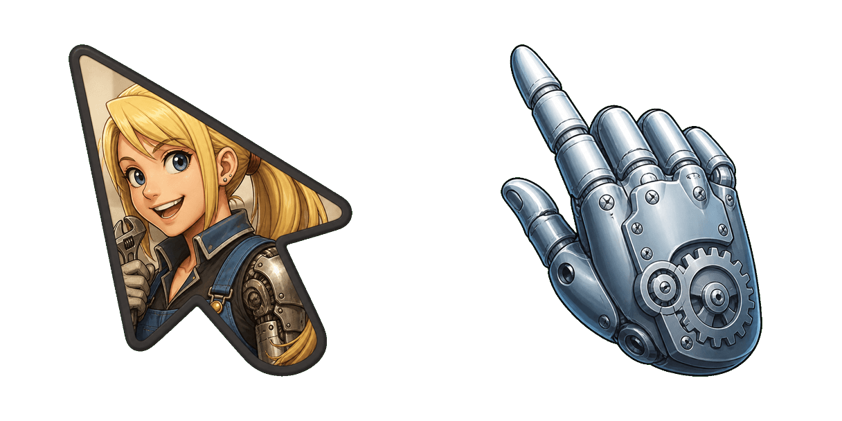 Fullmetal Alchemist Winry cursor pack