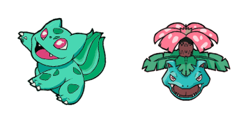 Bulbasaur Cursor Pack