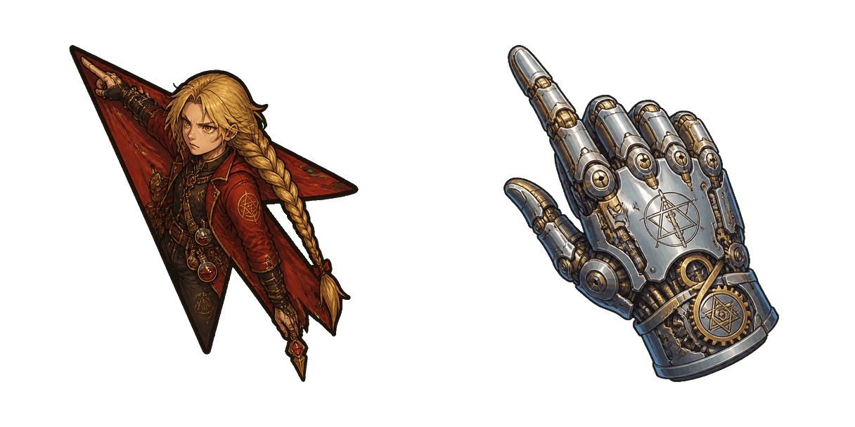 Fullmetal Alchemist Edward Elric cursor pack