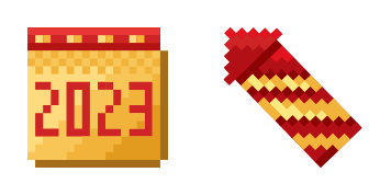 Calendar Pixel cute cursor