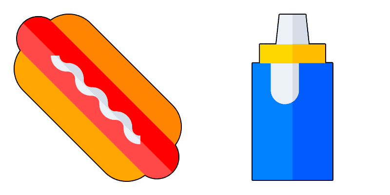 Hot dog cute cursor