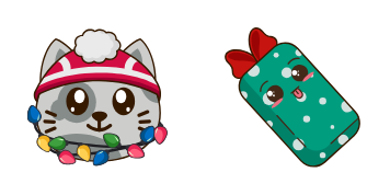 Paquete de Cursores Christmas Cat