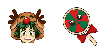 Pack de curseurs Christmas Izuku Midoriya
