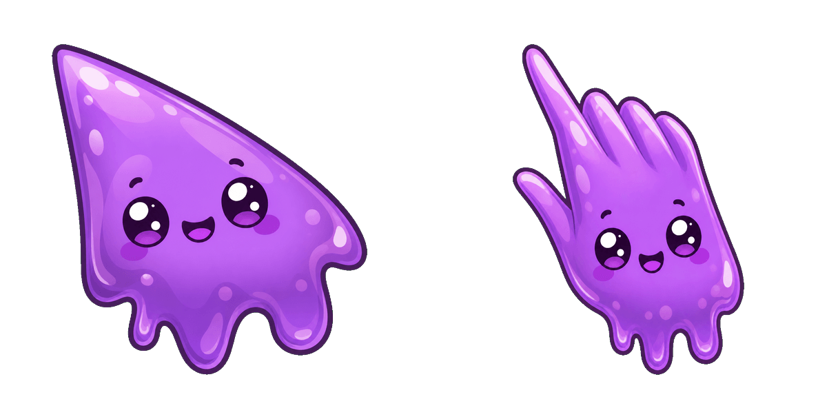 Pakiet kursorów Purple Slime Color