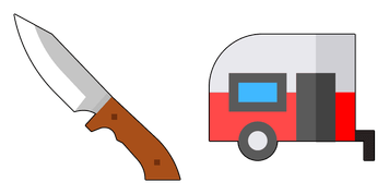 Pack de curseurs Camping