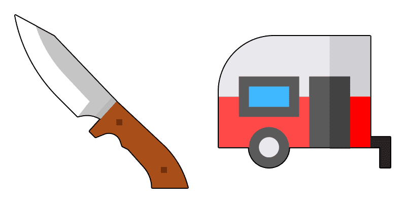 Camping cute cursor