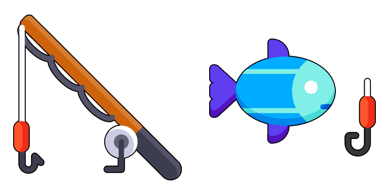 Fishing cute cursor