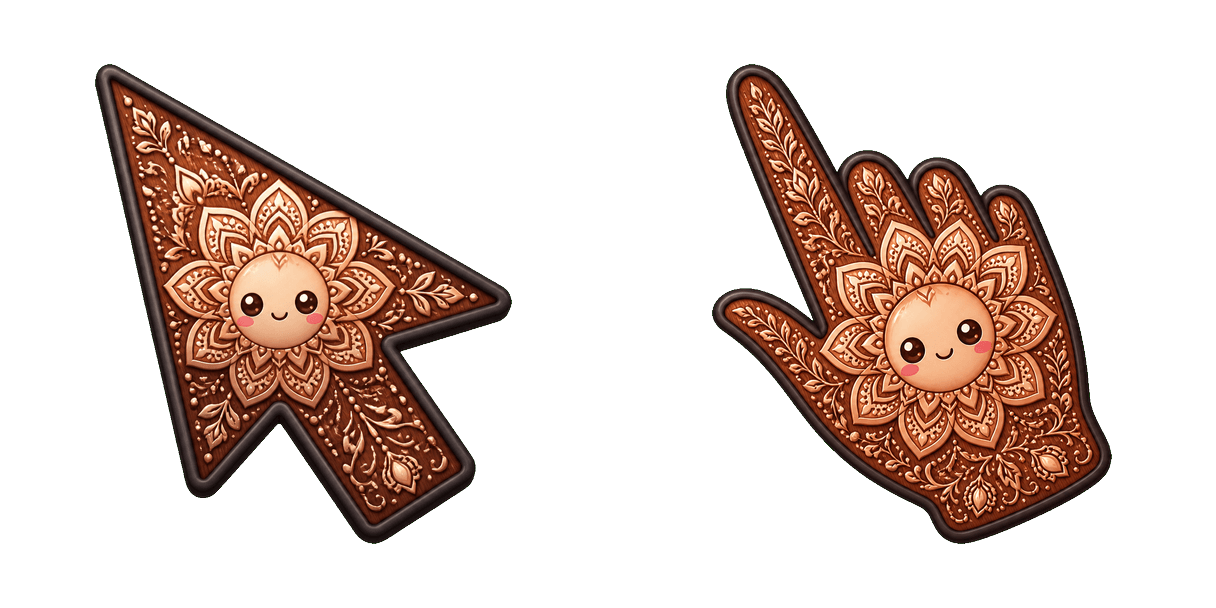 Pakiet kursorów Mandala on Rosewood
