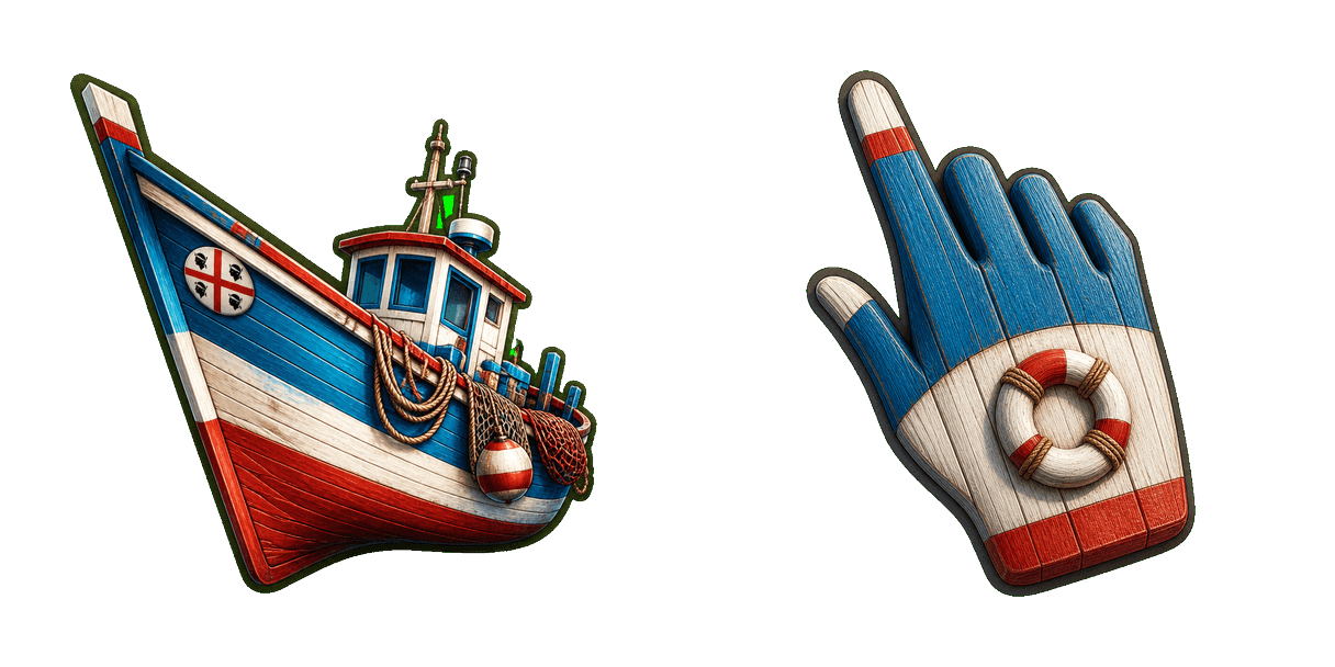 حزمة المؤشرات المخصصة Italy Sardinia Boat