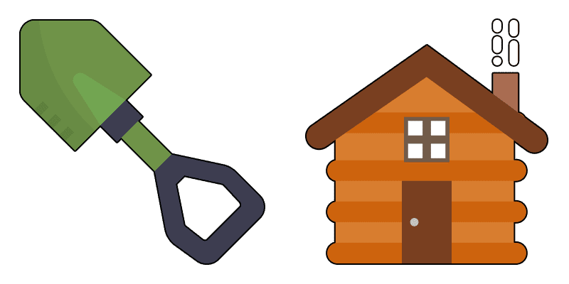 Shovel cute cursor