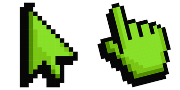 Pack de curseurs Default Green Pixel