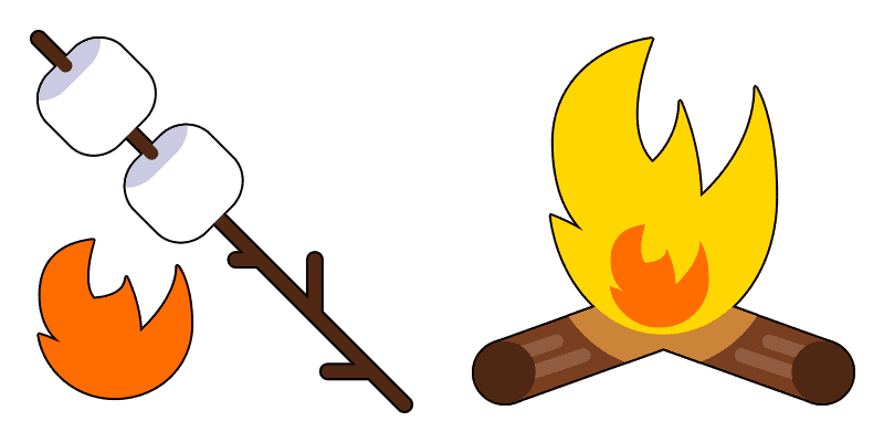 Marshmallow at Stake cute cursor