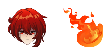 Diluc cute cursor