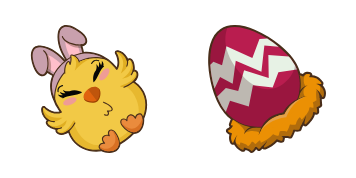 Pack de curseurs Easter Chick