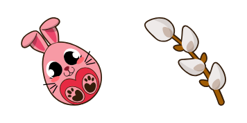 Easter Egg Bunny Cursor Pack