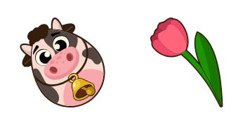 Pack de curseurs Easter Egg Cow