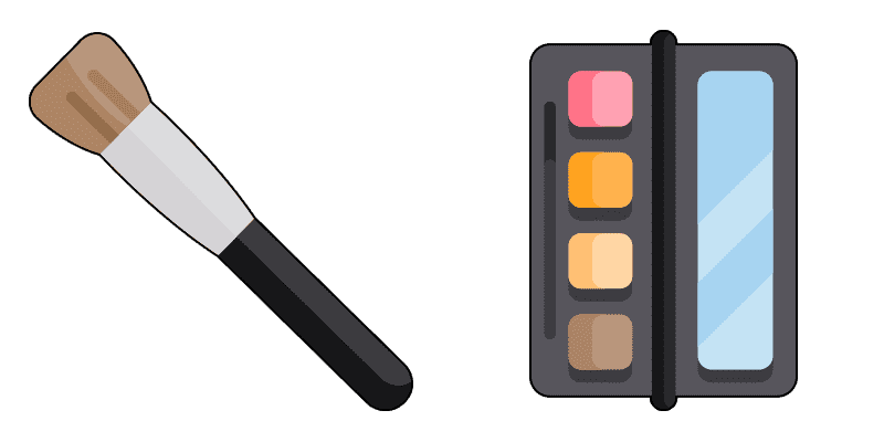 Brush and shadow cute cursor