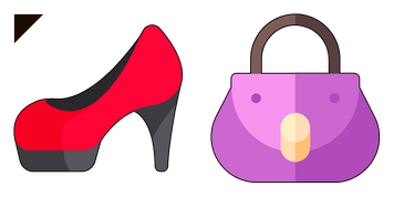 Pack de curseurs Shoes and handbag