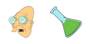 Pack de curseurs Futurama Professor Farnsworth