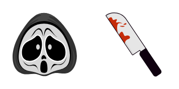 Ghostface cute cursor
