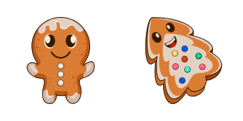 Gingerbread курсор пак