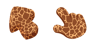Giraffe Texture cute cursor