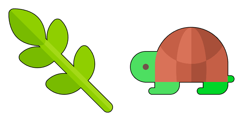 Turtle cute cursor