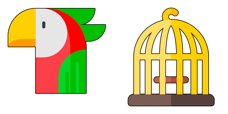 Parrot cute cursor