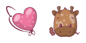 Heart and calf Cursor Pack
