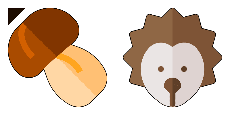 Hedgehog cute cursor