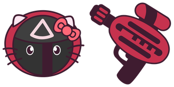 Hello Kitty Squid Game Soldier-Cursor-Paket