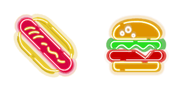 Hot dog and hamburger Cursor Pack