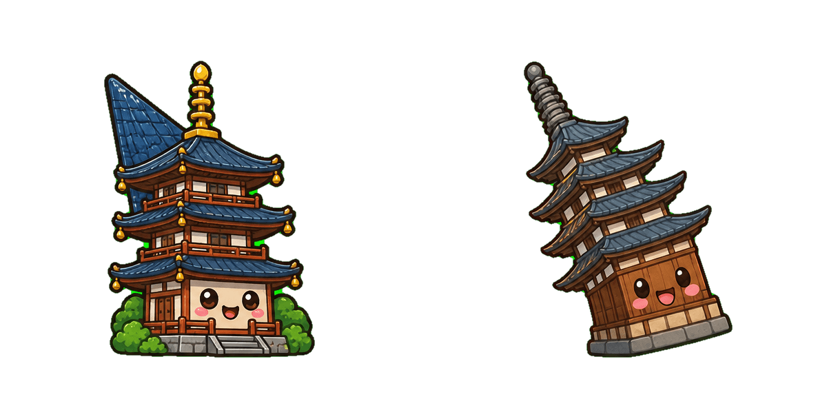 Horyuji Pagoda Cursor-Paket