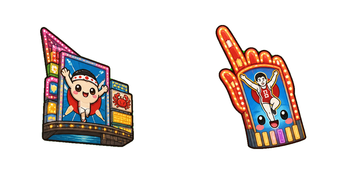 Osaka Dotonbori Cursor-Paket