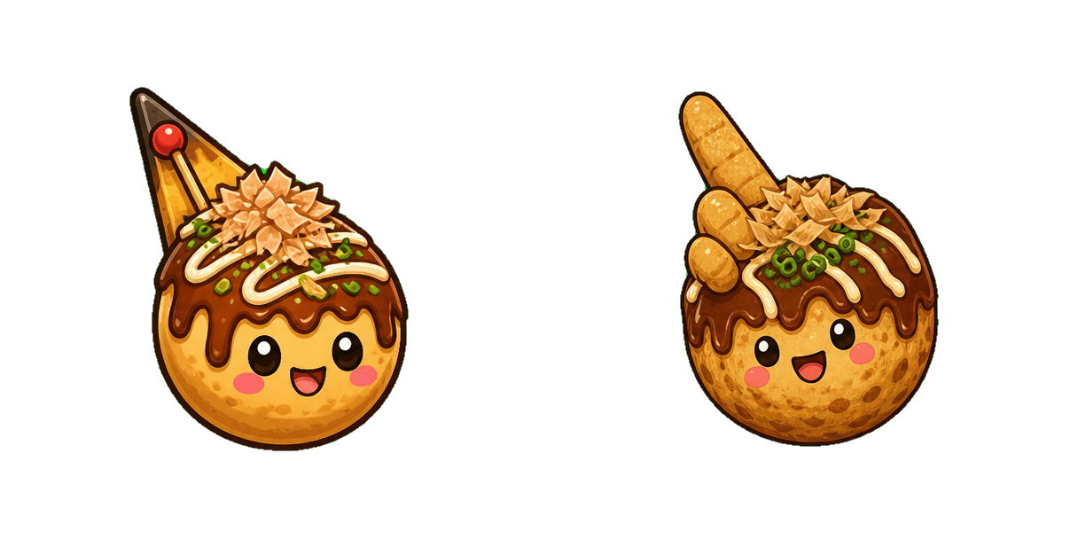 Osaka Takoyaki Cursor-Paket