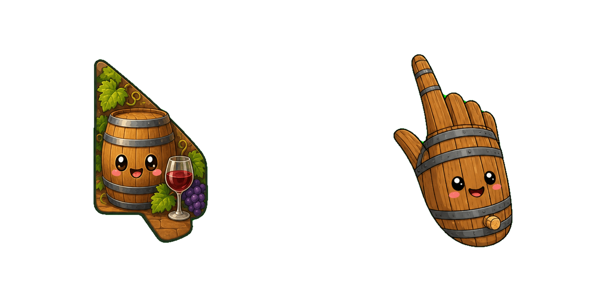 Australia Barossa Wine Barrel cursor pack