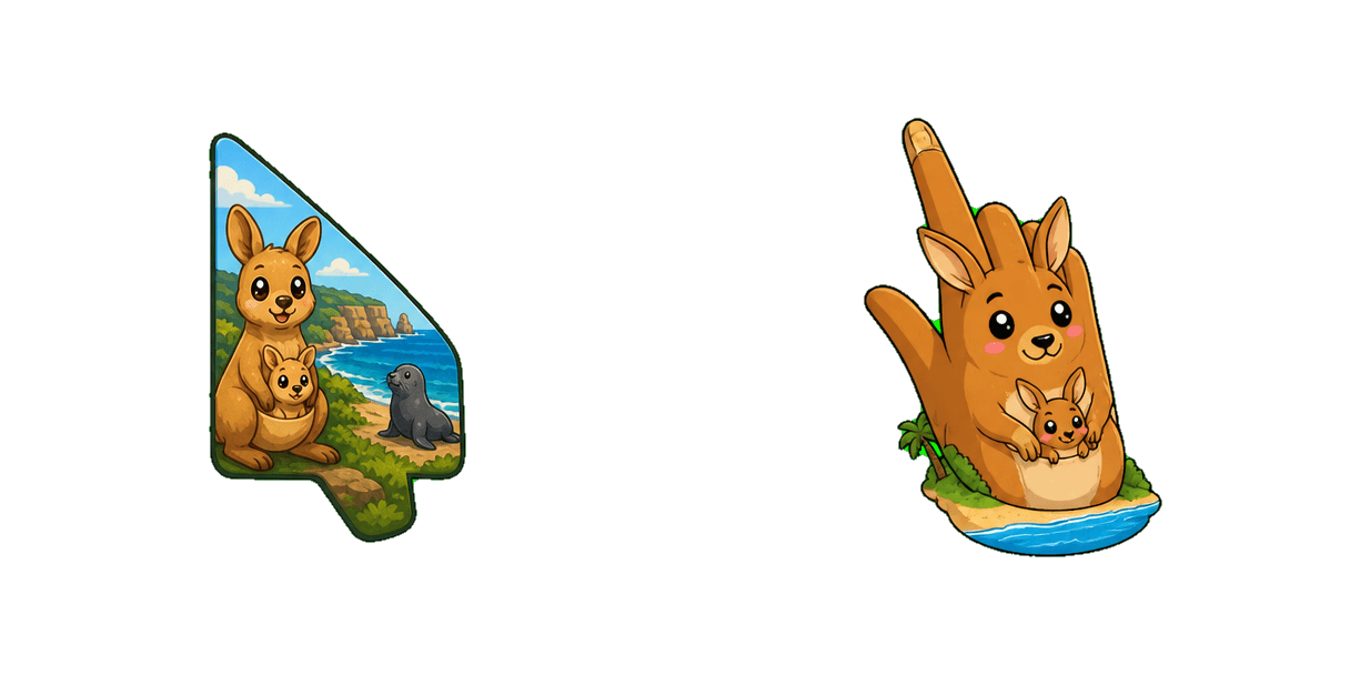 Australia Kangaroo Island cursor pack