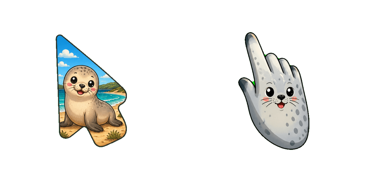Australia Seal Bay cursor pack