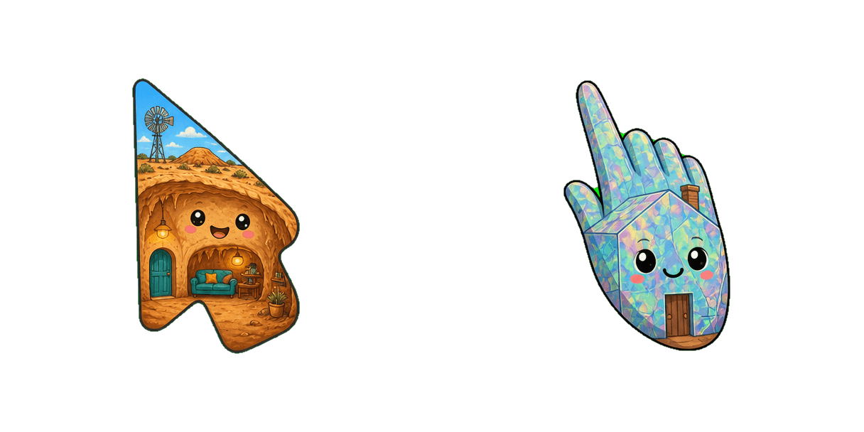 Australia Coober Pedy Underground House cursor pack