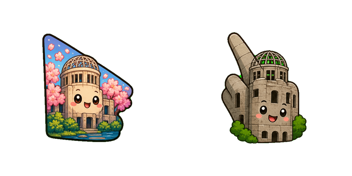Hiroshima Peace Memorial Cursor-Paket