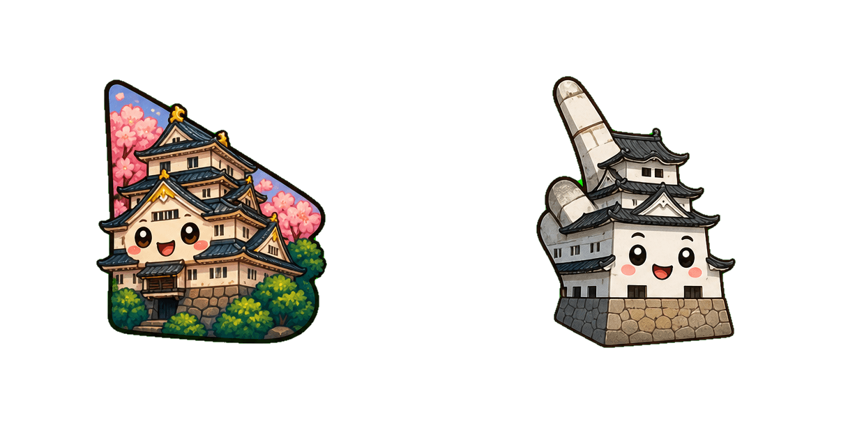 Hiroshima Castle Cursor-Paket