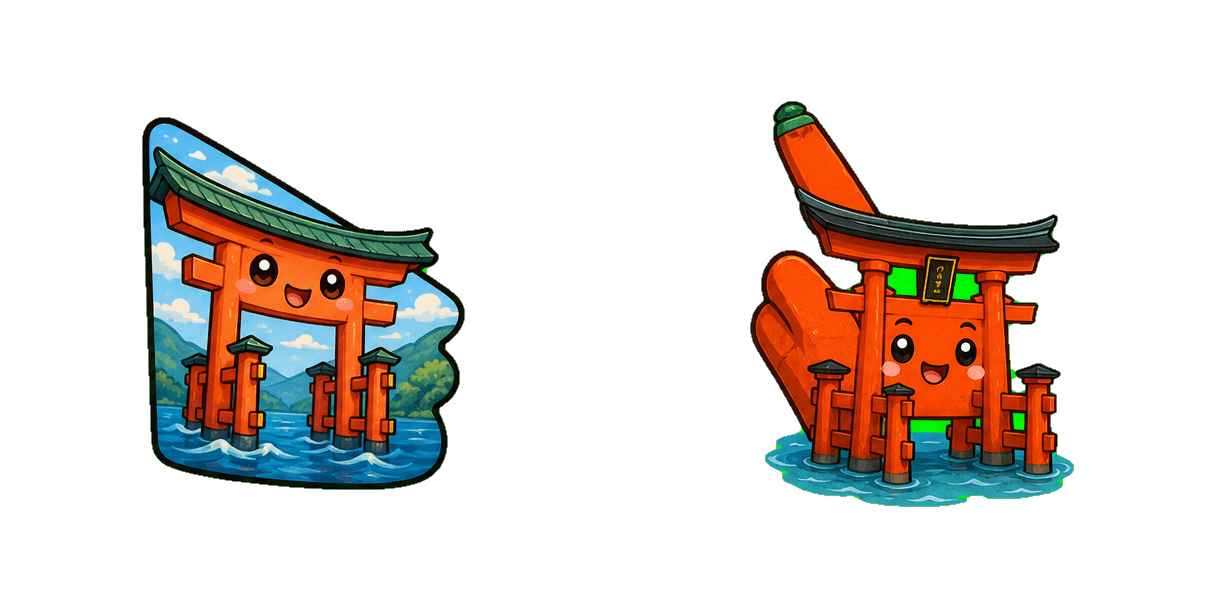 Miyajima Torii Gate Cursor-Paket