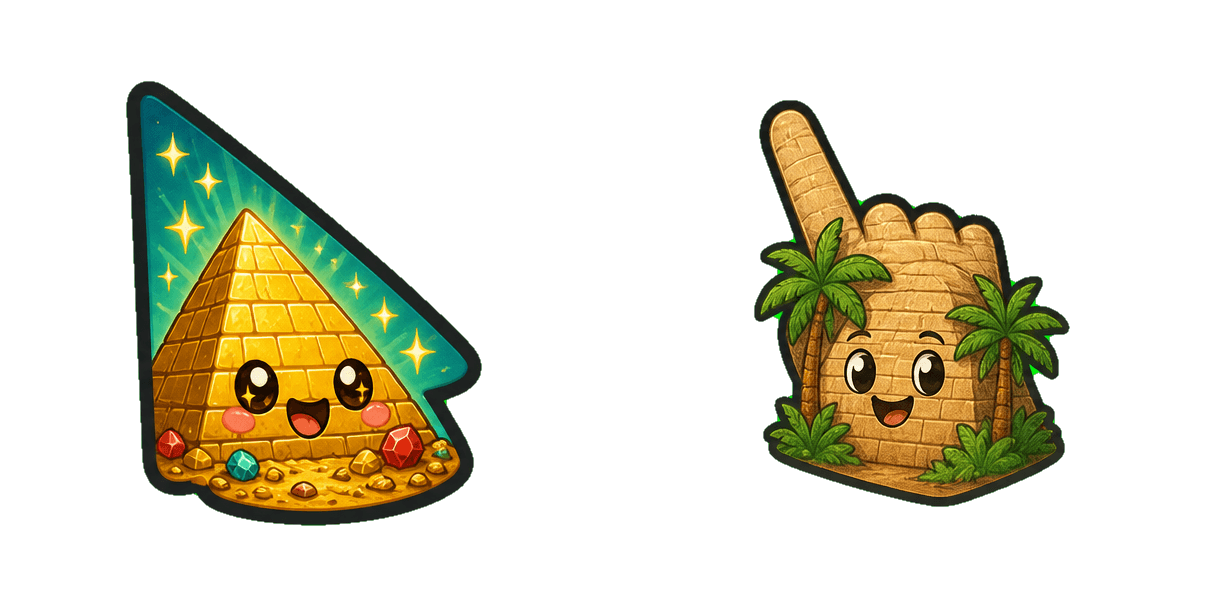 Pyramid and Full Moon Cursor-Paket