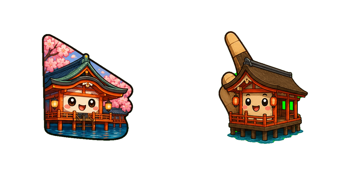 Itsukushima Shrine Cursor-Paket
