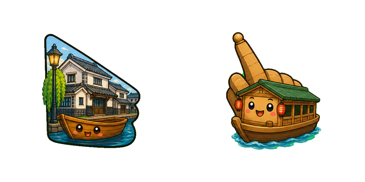 Kurashiki Canal Cursor-Paket