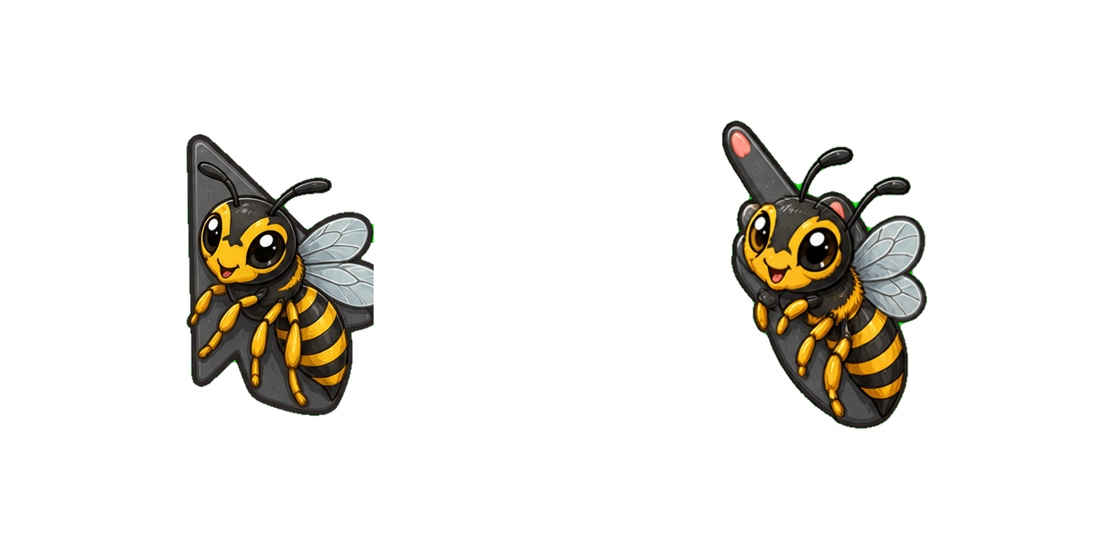 Yellowjacket Wasp cursor pack