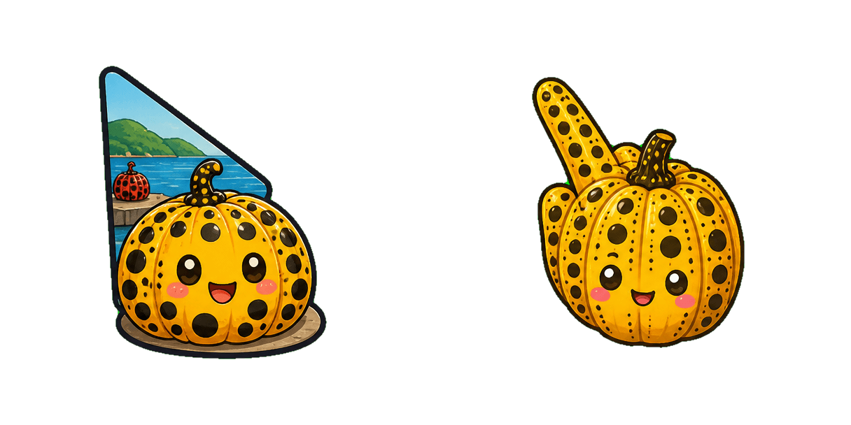 Naoshima Pumpkin Cursor-Paket