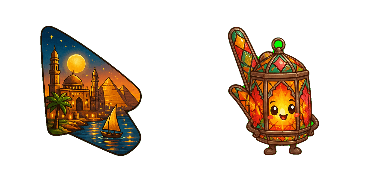 Africa Cairo City Lights Cursor-Paket