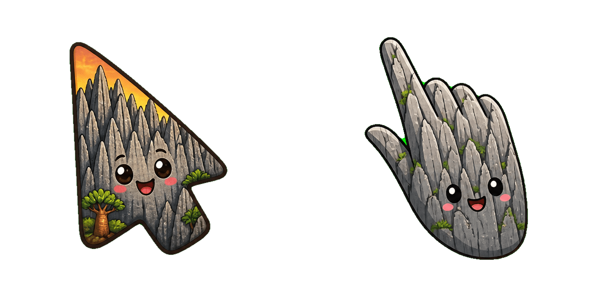 Africa Tsingy Stone Pinnacles Cursor-Paket